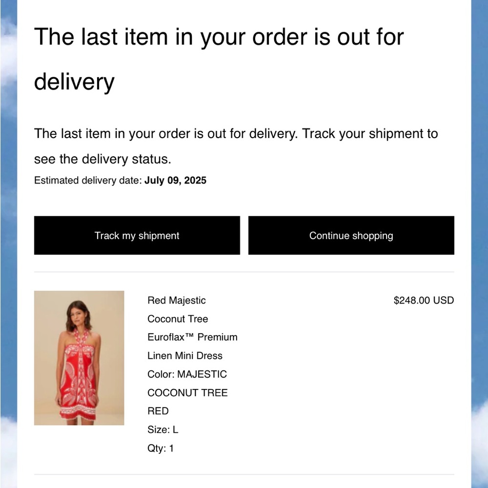 Farm Rio Majestic Coconut Tree linen beaded fringe minidress - Picture 4 of 4